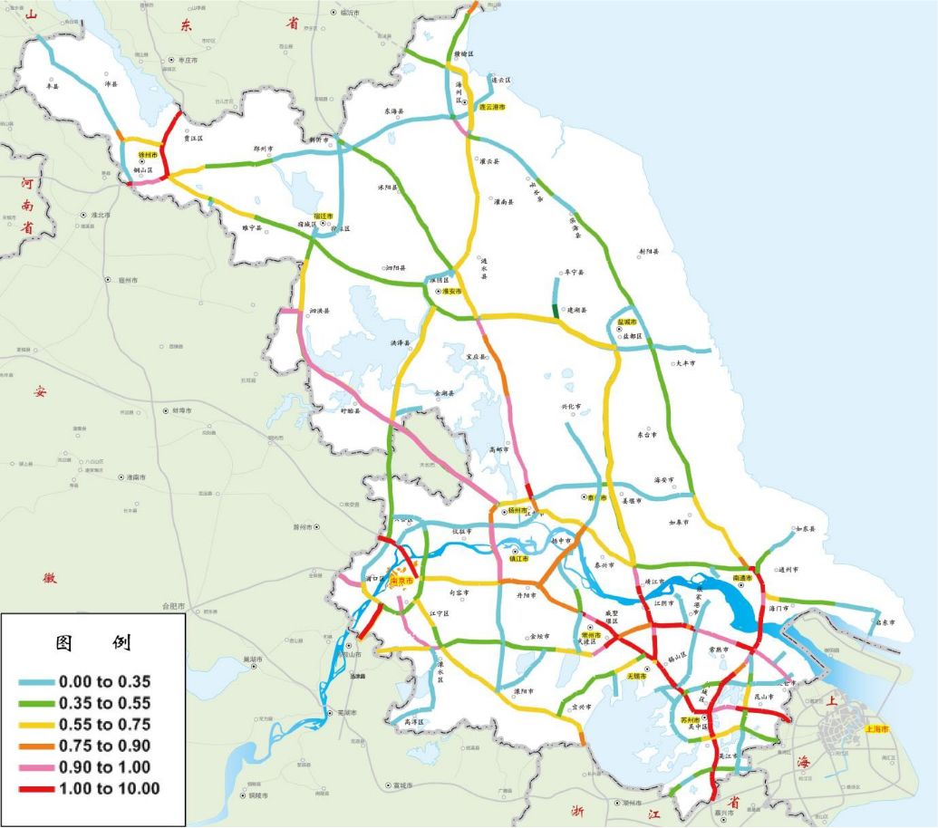 2025全新江苏高速公路全图详解版